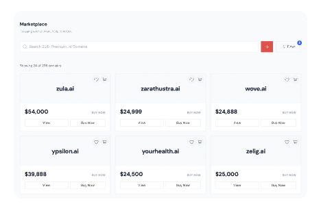 Domain marketplace